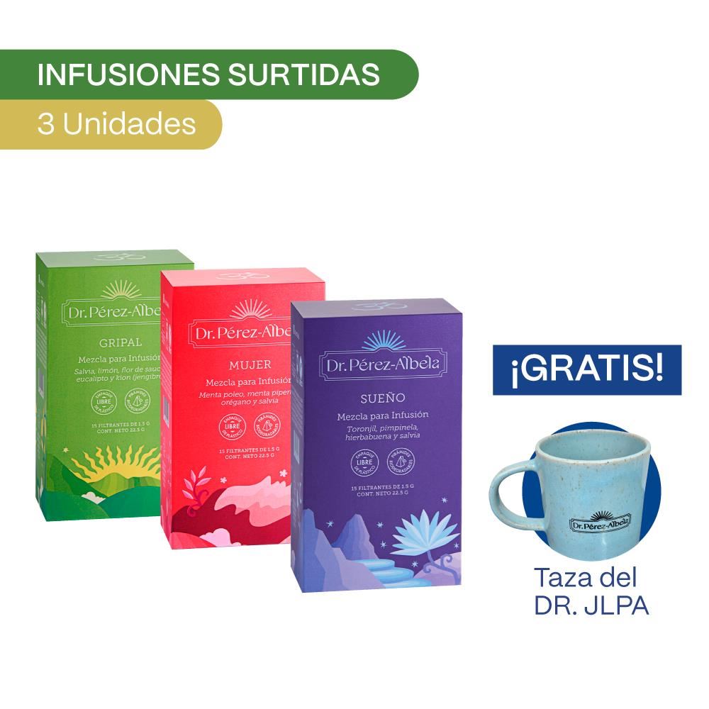 TRIPACK: INFUSIÓN GRIPAL, MUJER y SUEÑO - Caja x 15 und